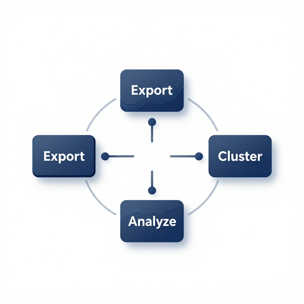 The Framework: Export → Analyze → Cluster