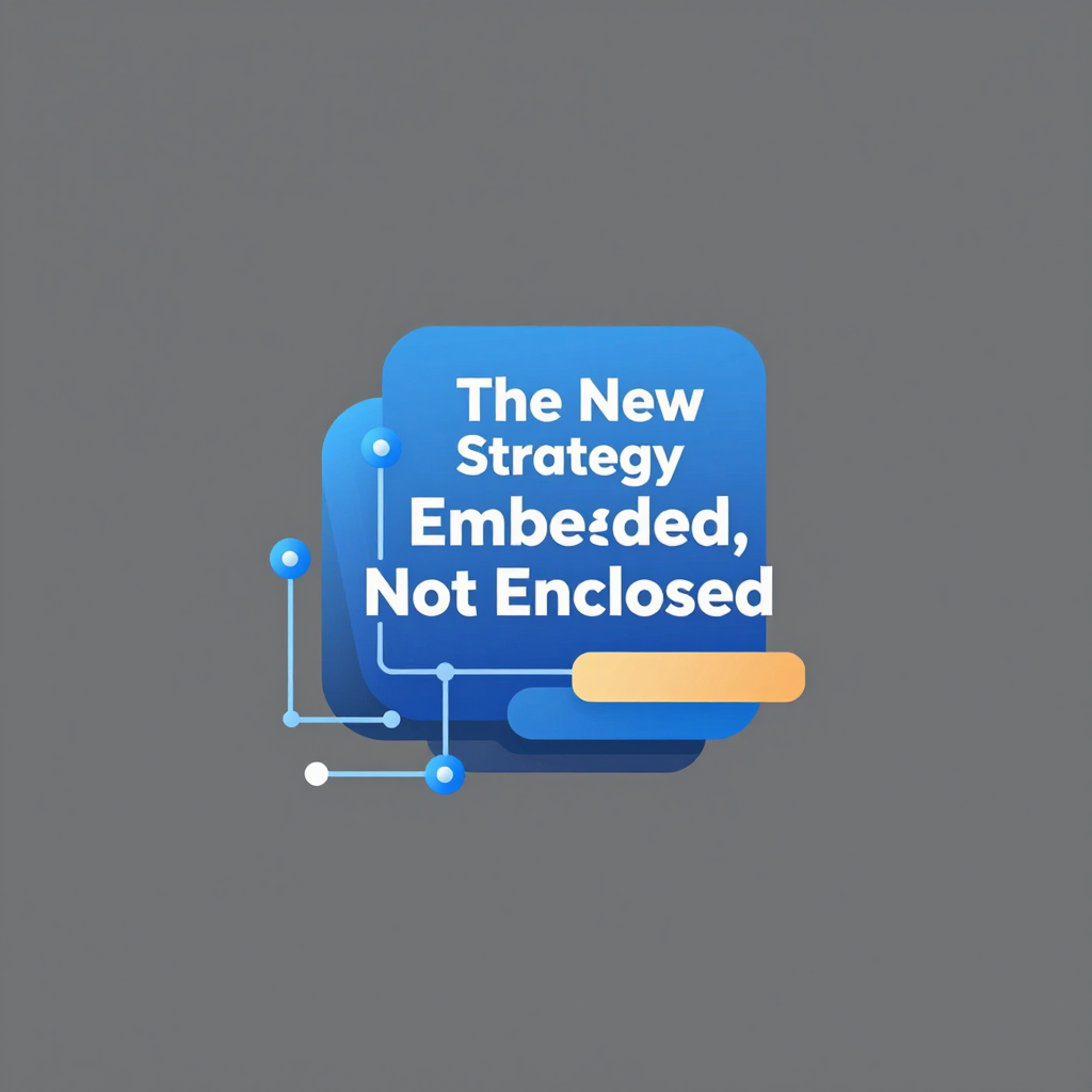 The New Strategy: Embedded, Not Enclosed