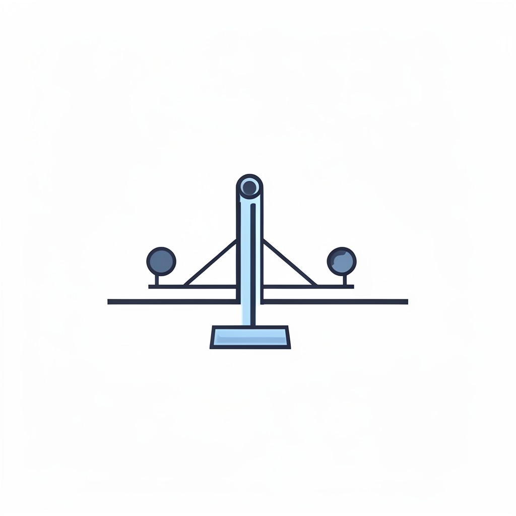 Abstract editorial illustration of local AI inference, with a compact