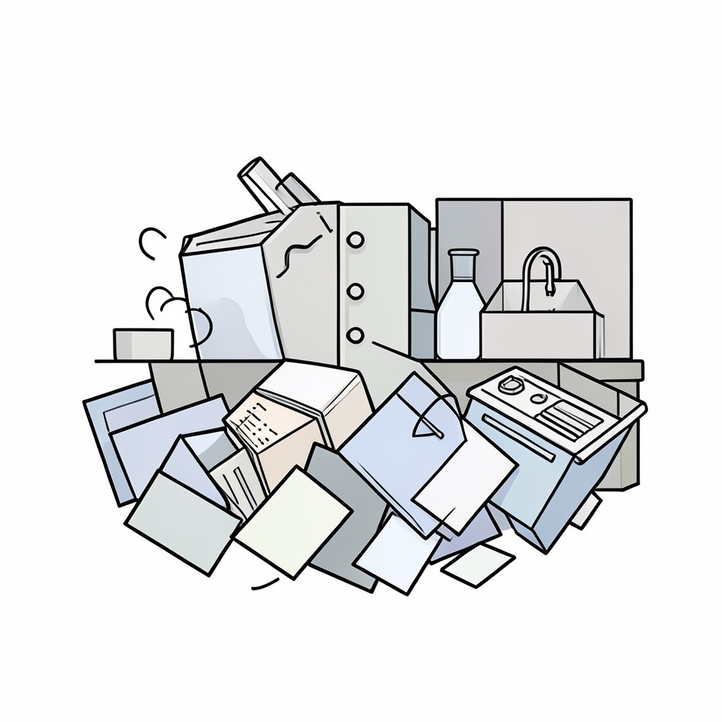 the paper-driven chaos of commercial kitchens