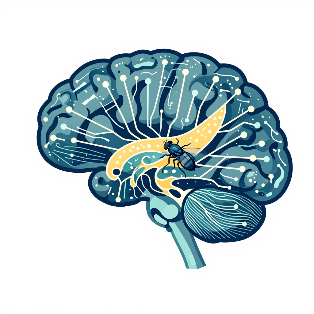 Beyond Central Command: A New Map of the Fly\n\nFor decades, neuroscientists have operated under a foundational assumption: the brain is the ultimate, centralized hub where all movement and behavioral decisions originate. While this holds for many complex vertebrates, the latest breakthrough in connectomics—mapping the first complete synapse-level wiring diagram of an adult fruit fly (Drosophila melanogaster)—is challenging this long-held dogma. This landmark achievement, integrating previous brain maps with a newly mapped spinal cord-type nerve cord, provides the most holistic view of an invertebrate nervous system to date.\n\nThis isn't just a technical achievement; it is a fundamental shift in how we perceive animal behavior. The previous 2024 FlyWire Consortium brain map, led by Princeton professors Mala Murthy and Sebastian Seung, was a monumental success in itself. However, that map was limited to the brain. By successfully bridging these cerebral networks with the appendage-controlling motor systems of the nerve cord, this new connectome gives us a continuous view of the entire central nervous system (CNS) for the first time.\n\nBy tracing the biological pipeline from sensory input to physical motor action, researchers have uncovered evidence that suggests control is far more distributed than we previously imagined. For actions like walking and flying, the fly’s "central" command may not be so centralized after all. This has huge implications for neuroscience and, surprisingly, for the future of AI and robotics. The data reveals an architecture that is not only robust but inherently optimized for the kind of rapid, local responses necessary for survival in complex, dynamic environments. This new map acts as both a destination and a departure point: a destination for a decade of mapping, and a departure for a new era of computational biology