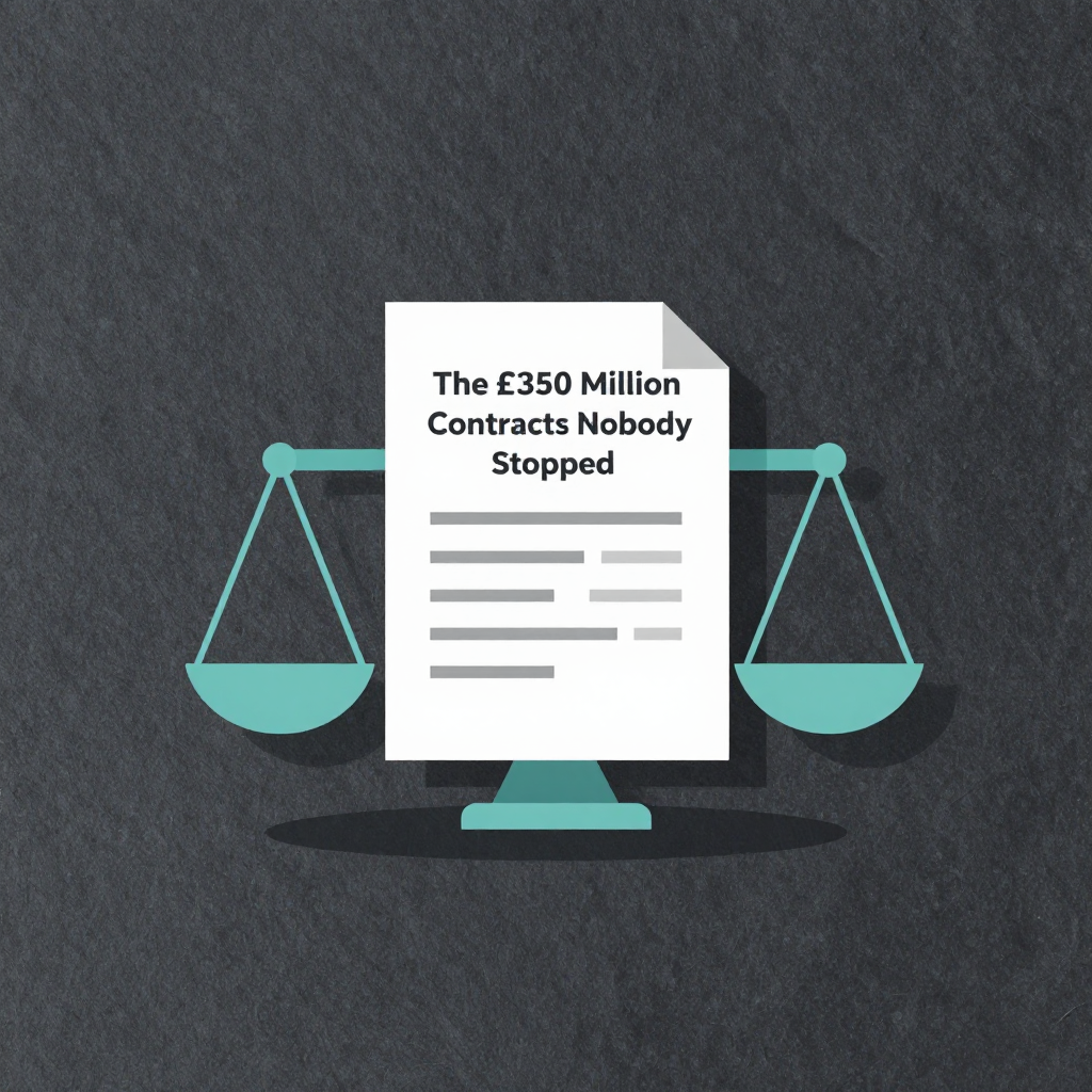 The £350 Million Contracts Nobody Stopped
