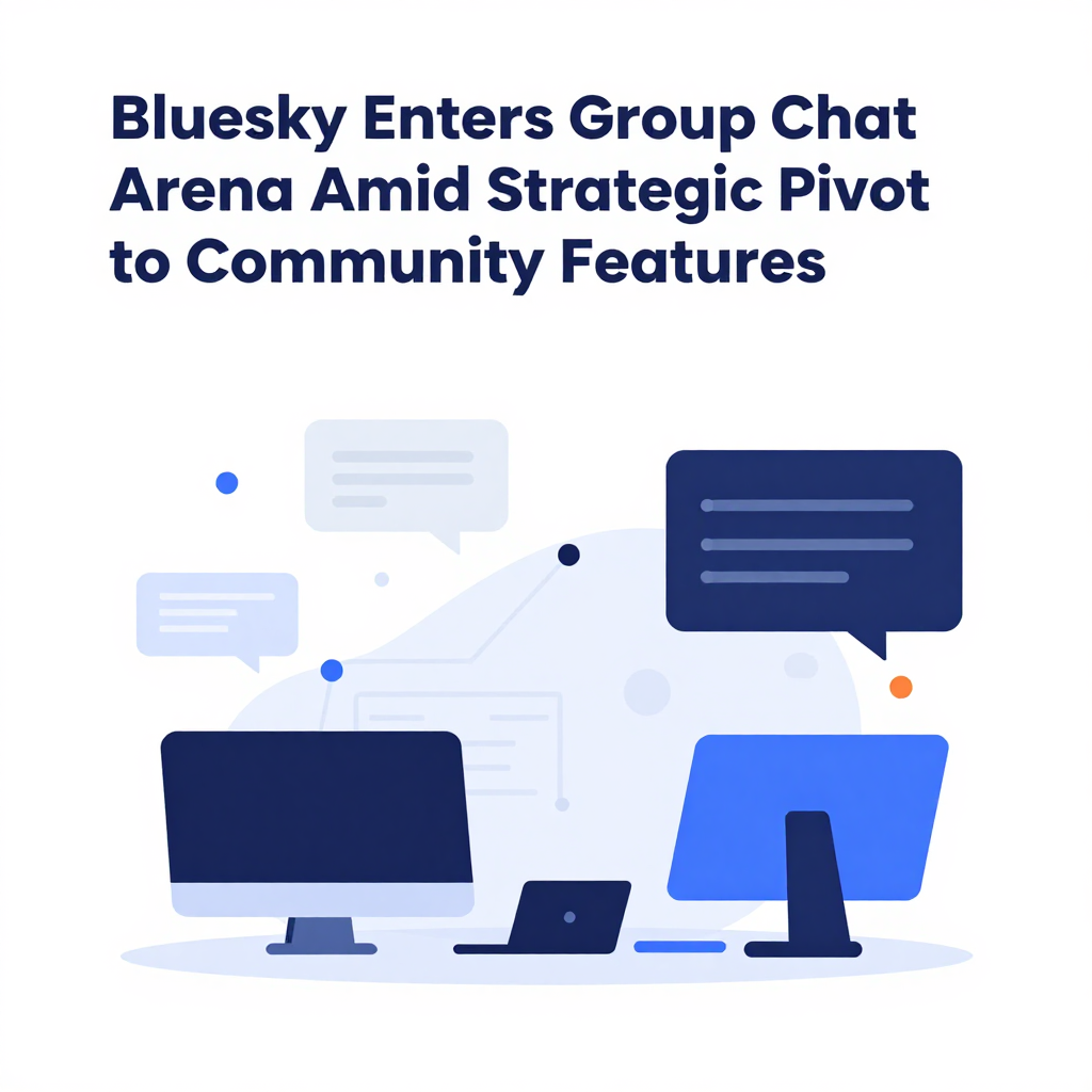 Bluesky Enters Group Chat Arena Amid Strategic Pivot to Community Features