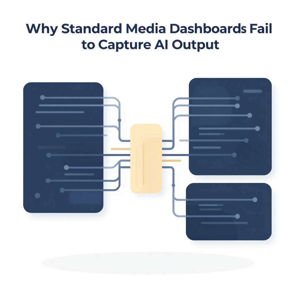 Why Standard Media Dashboards Fail to Capture AI Output