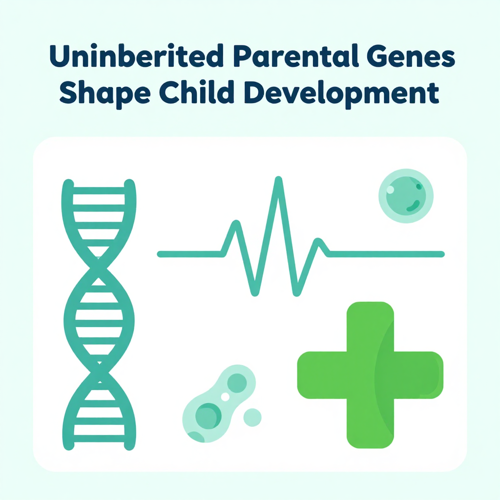 Uninherited Parental Genes Shape Child Development