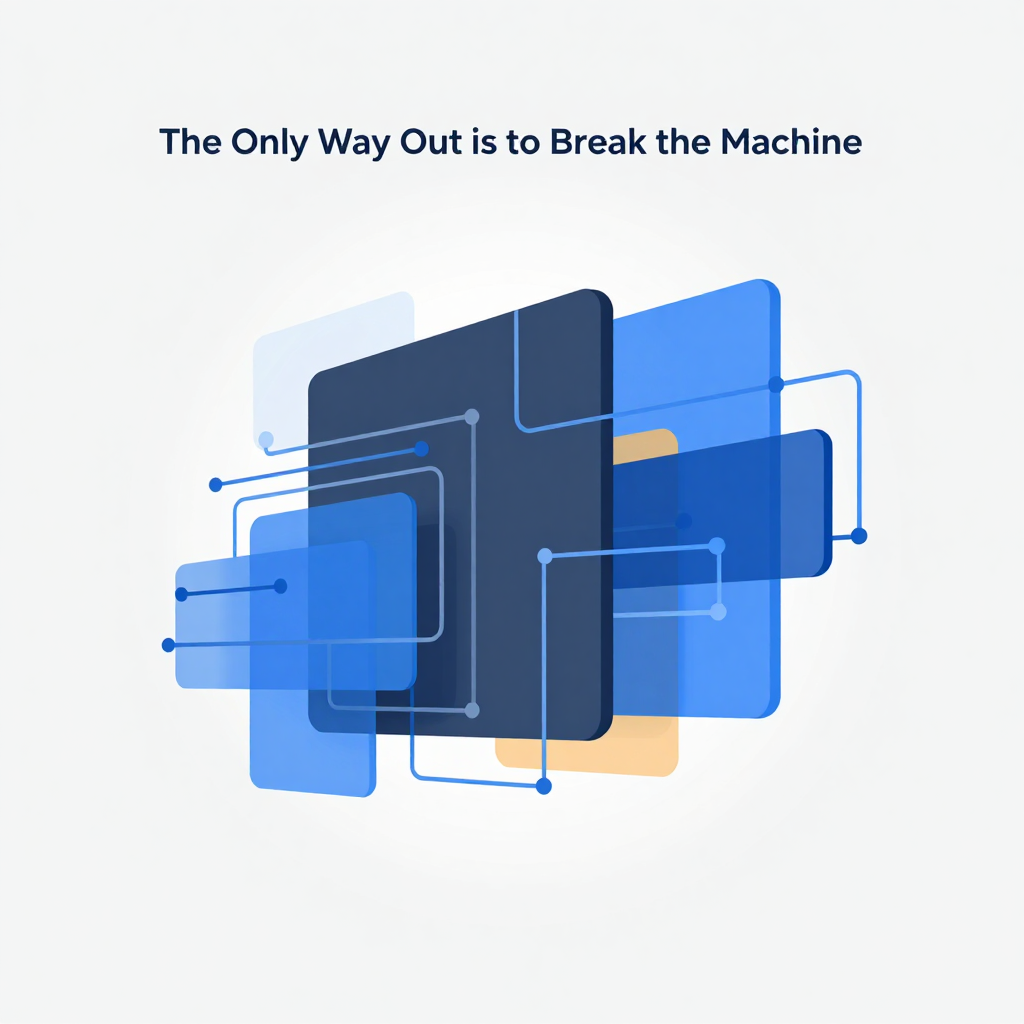 The Only Way Out Is to Break the Machine