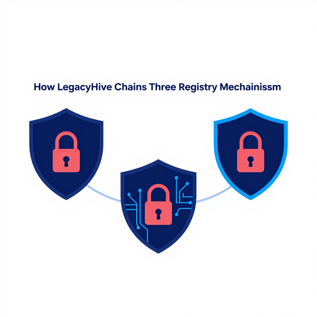 How LegacyHive Chains Three Registry Mechanisms