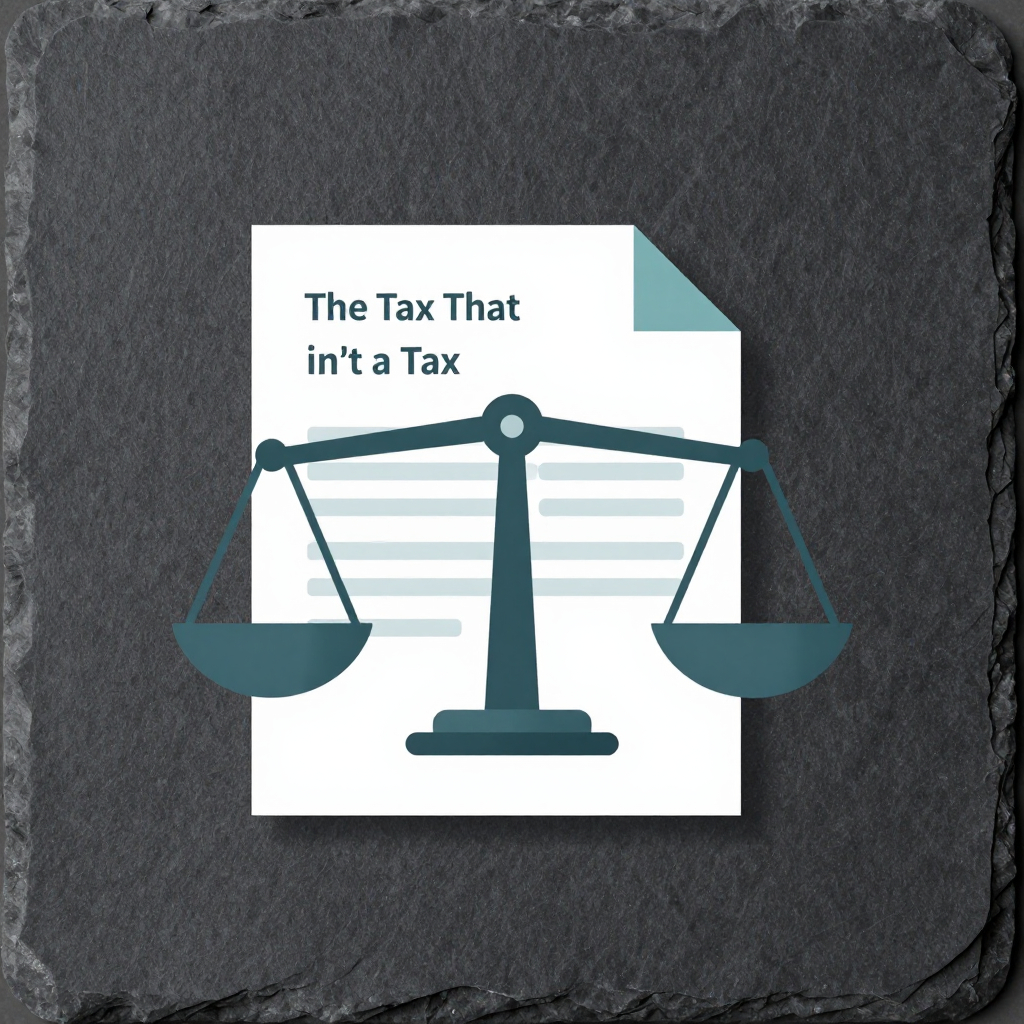 The Tax That Isn’t a Tax