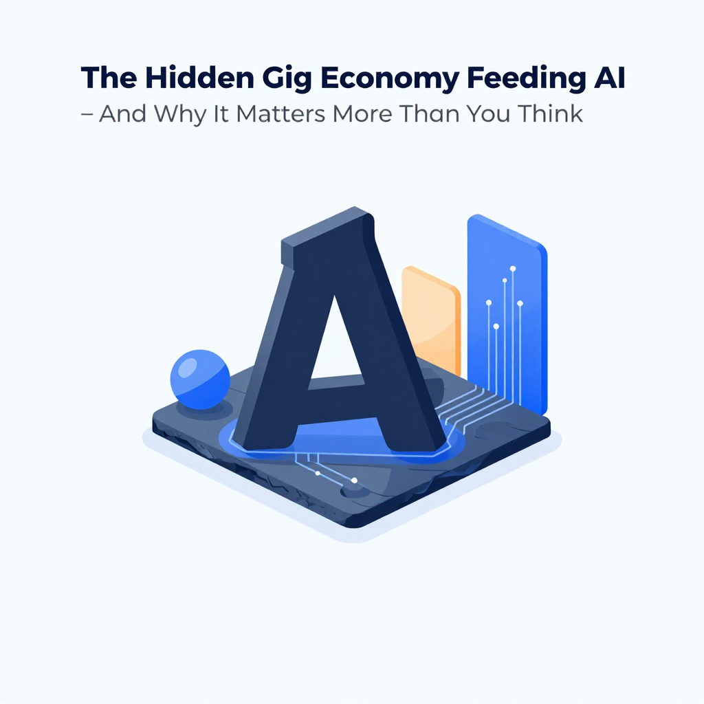 The Hidden Gig Economy Feeding AI — And Why It Matters More Than You Think