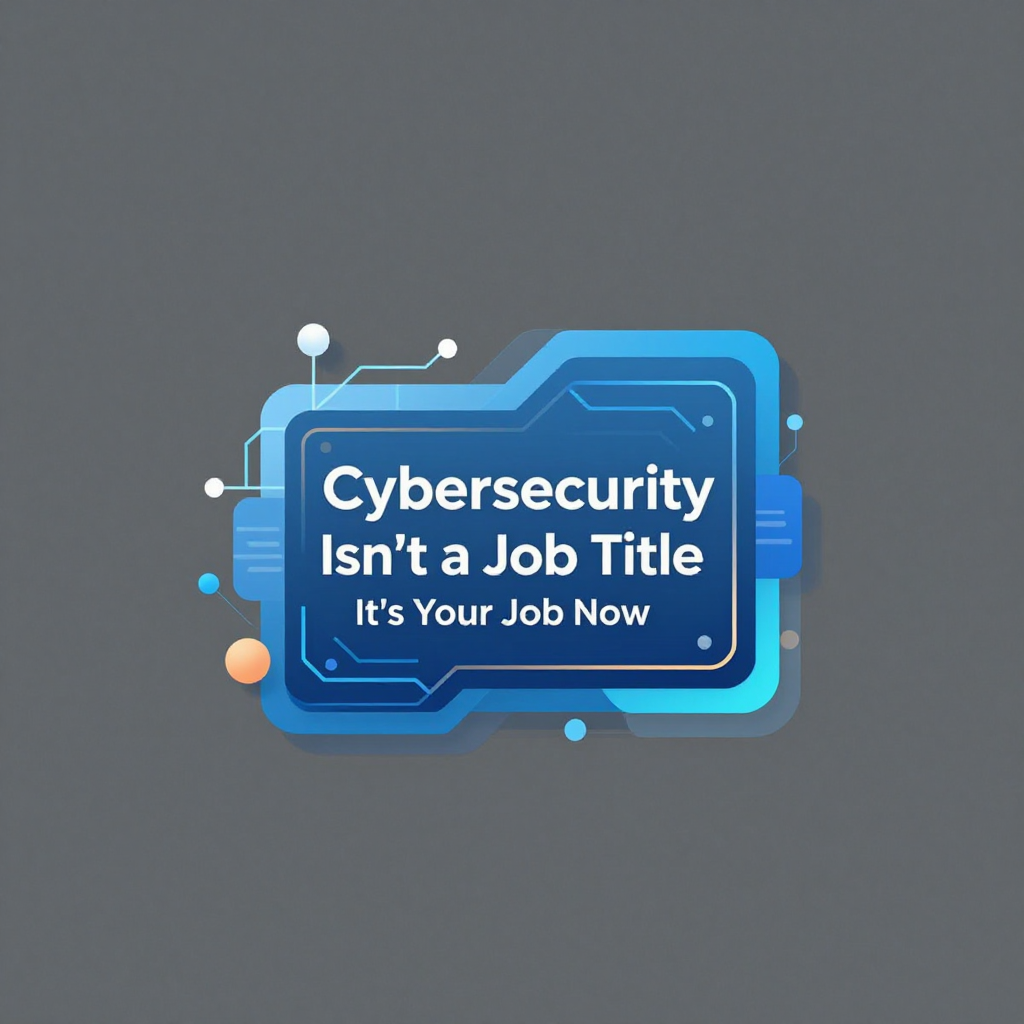 Cybersecurity Isn't a Job Title. It's Your Job Now