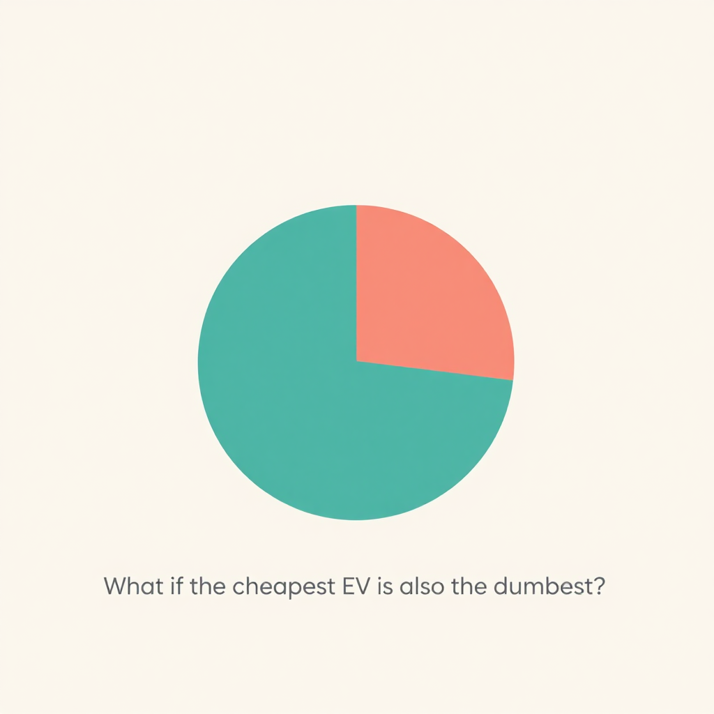 What if the cheapest EV is also the dumbest?