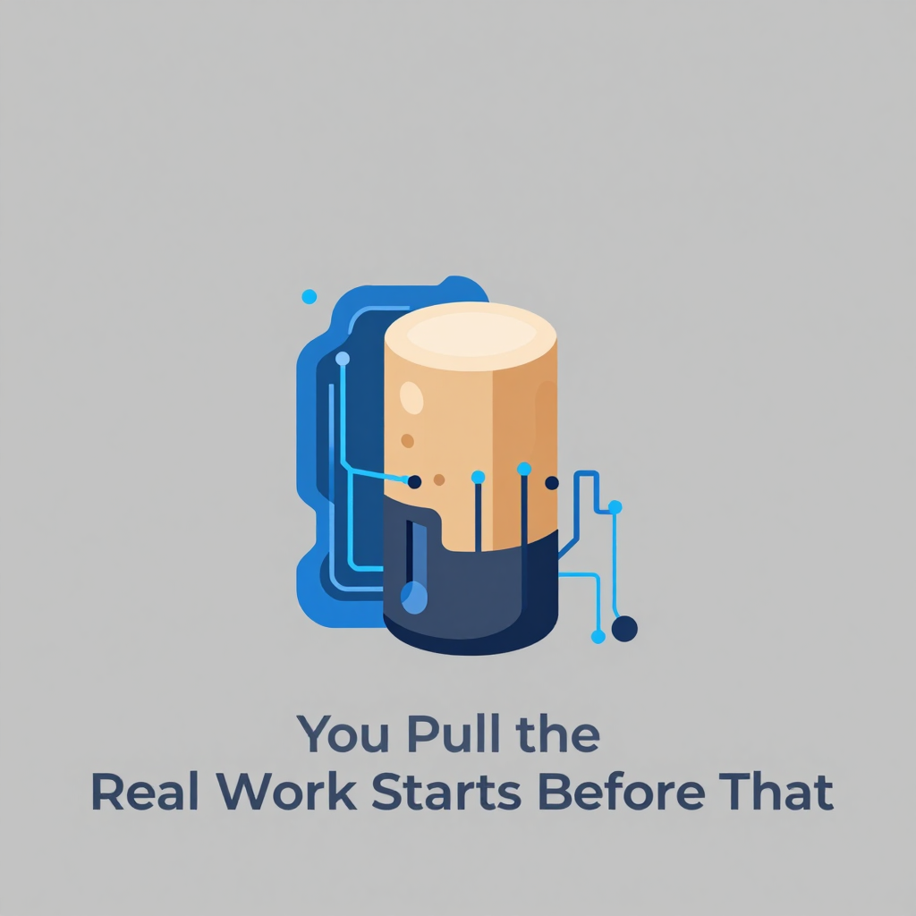 You Pull the Cork. The Real Work Starts Before That