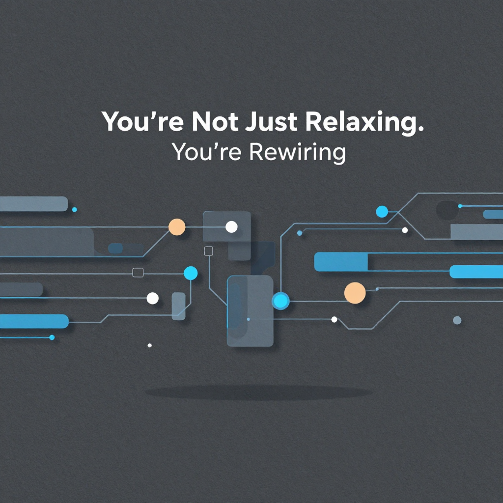 You're Not Just Relaxing. You're Rewiring