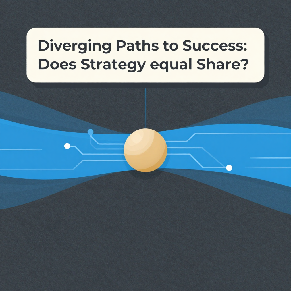 Diverging Paths to Success: Does Strategy Equal Share?