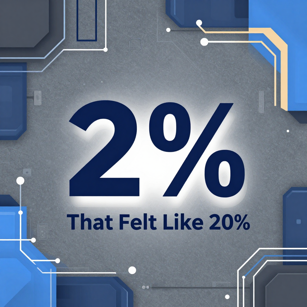 The 2% That Felt Like 20%