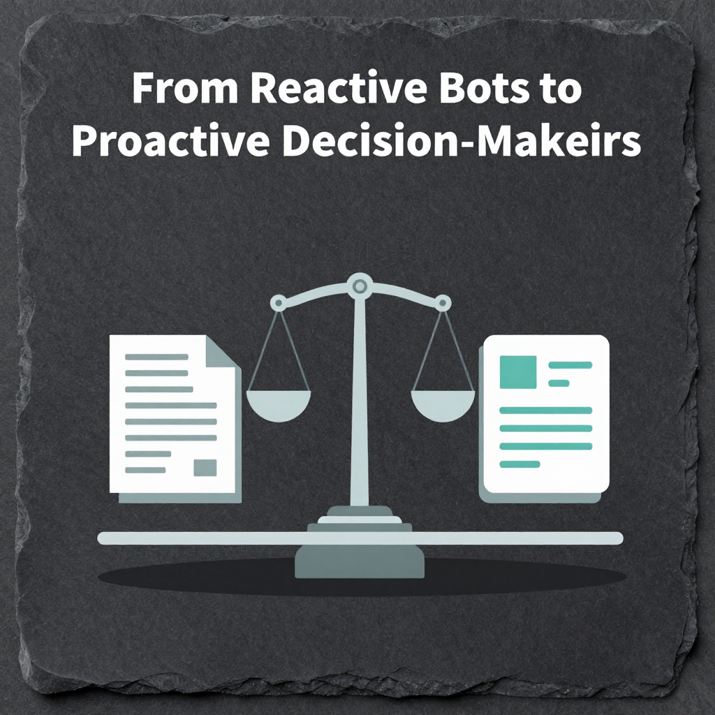 From Reactive Bots to Proactive Decision-Makers