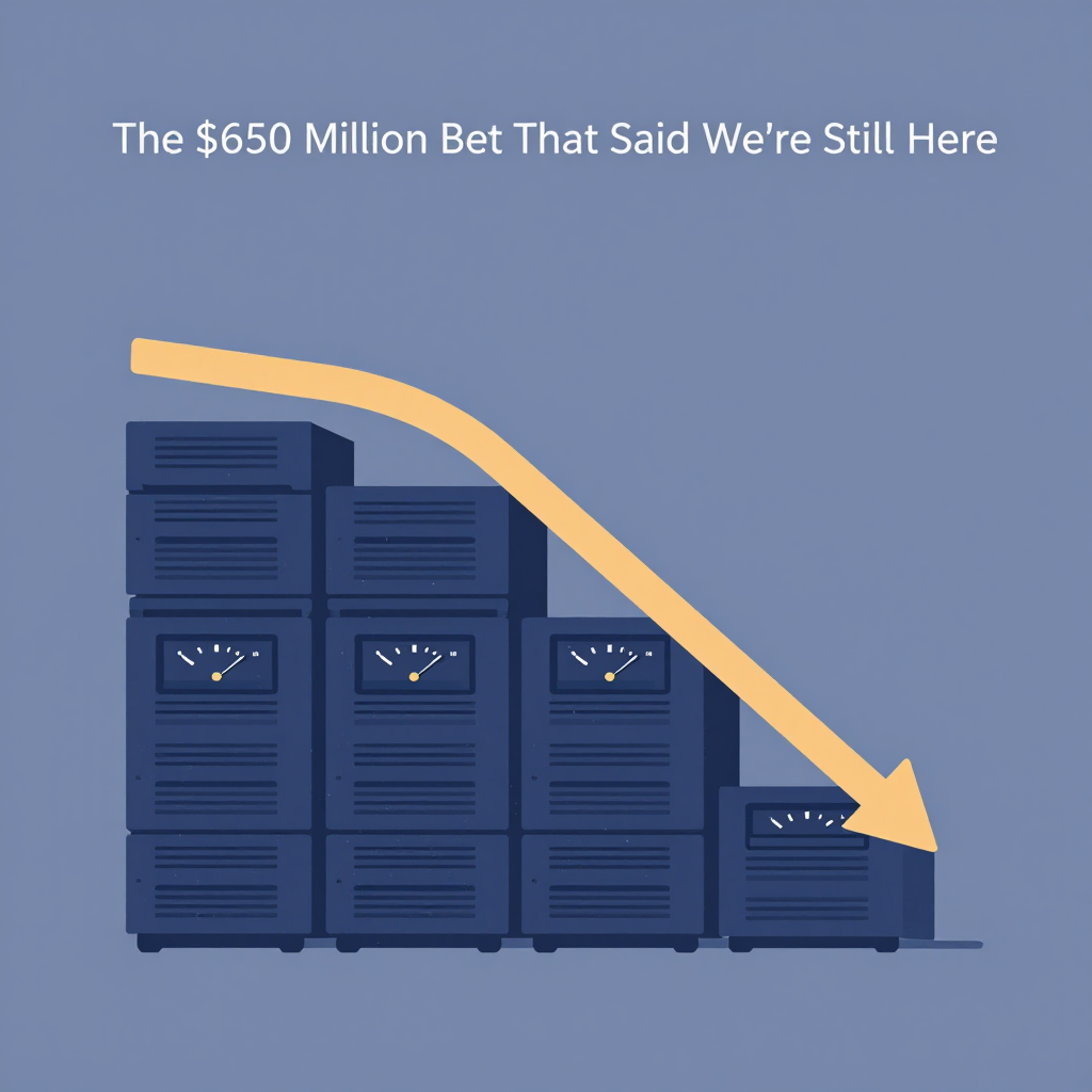 The $650 Million Bet That Said "We're Still Here"