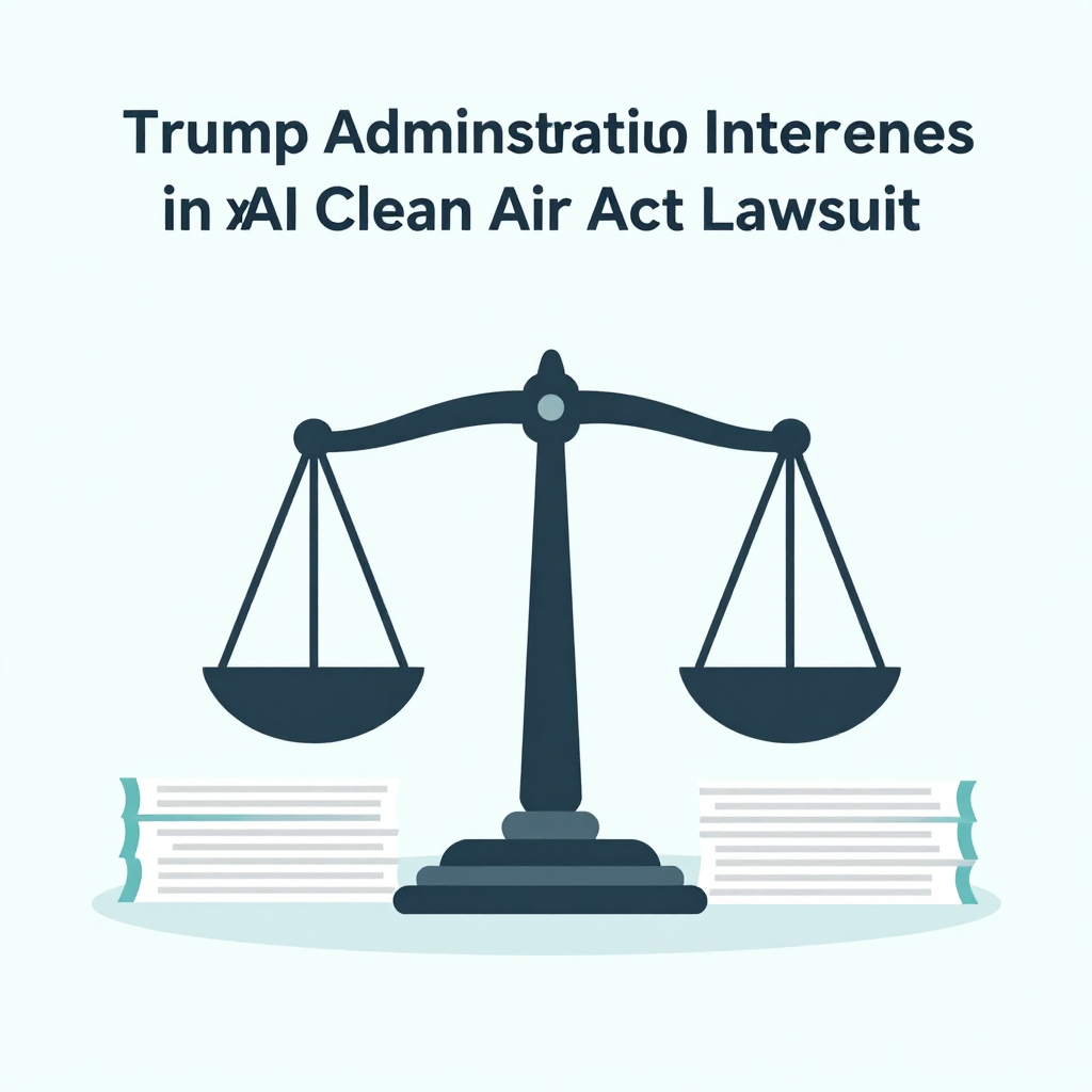 Trump Administration Intervenes in xAI Clean Air Act Lawsuit