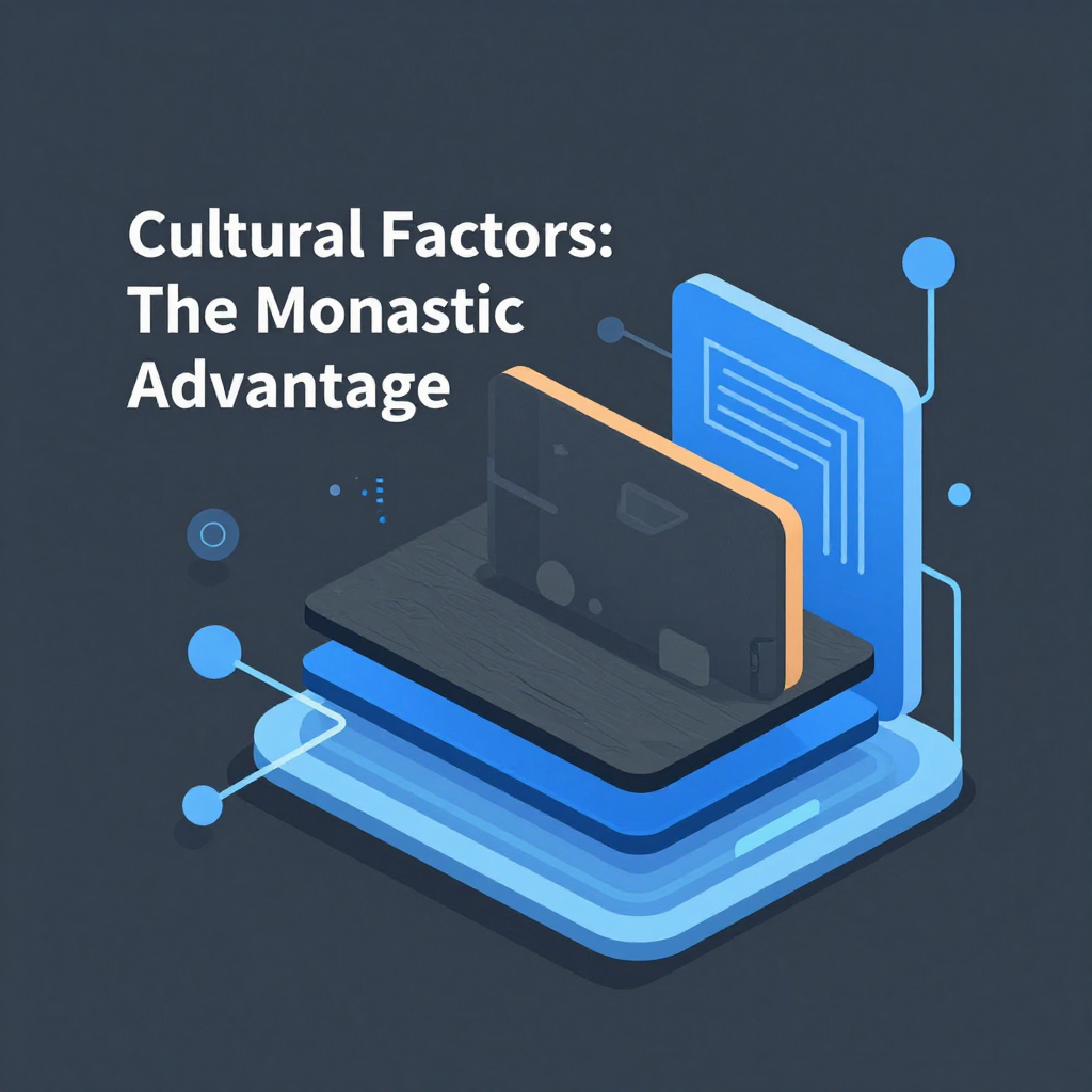 Cultural Factors: The Monastic Advantage