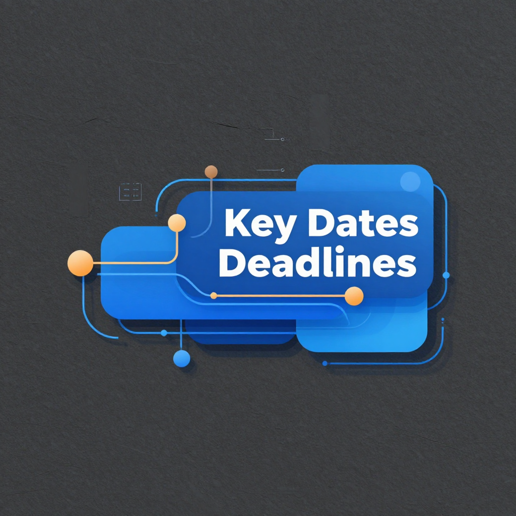Key Dates and Deadlines