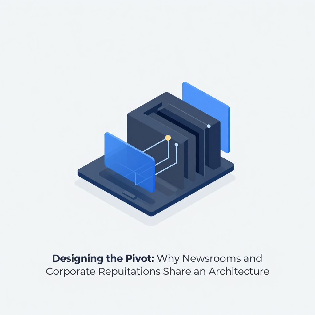 Designing the Pivot: Why Newsrooms and Corporate Reputations Share an Architecture
