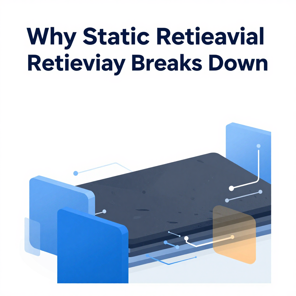 Why Static Retrieval Breaks Down