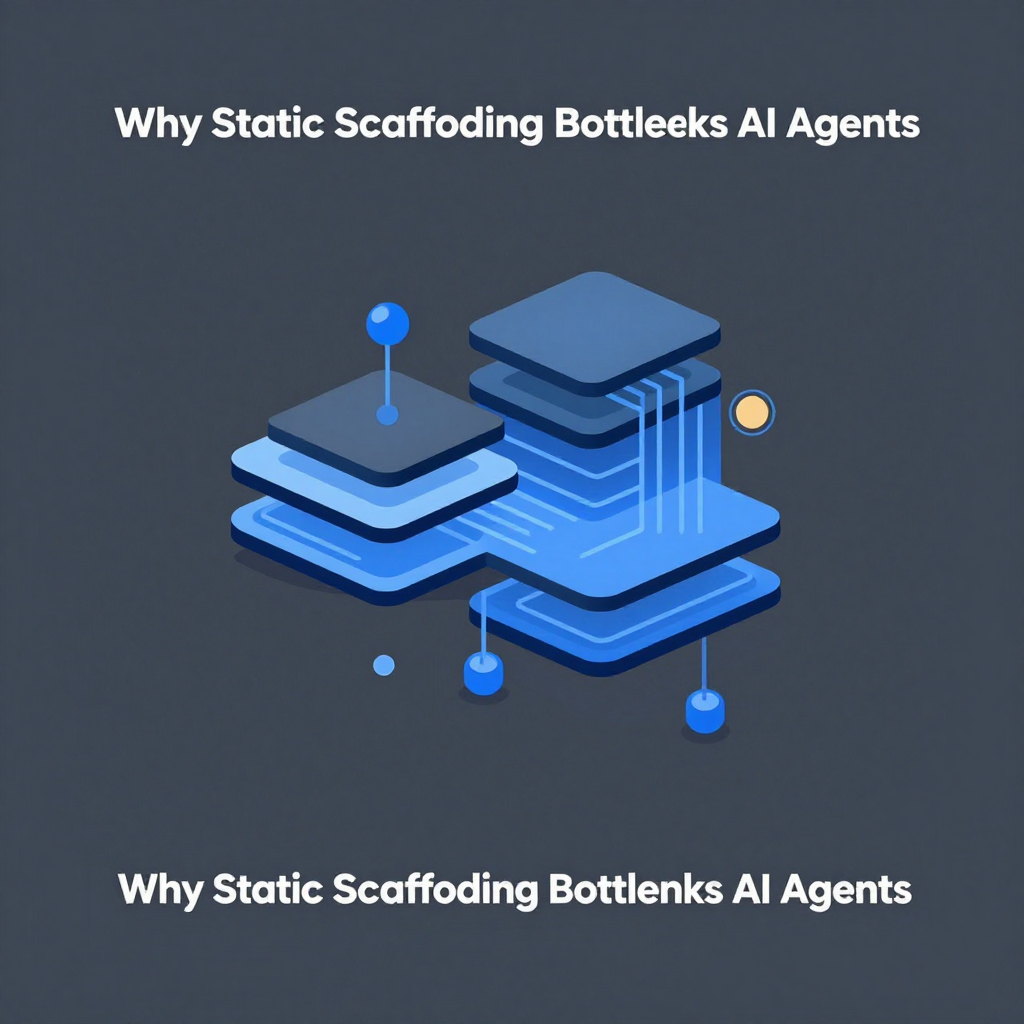 Why Static Scaffolding Bottlenecks AI Agents