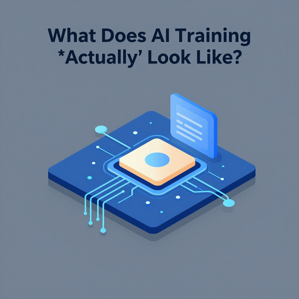 What Does AI Training Actually Look Like?