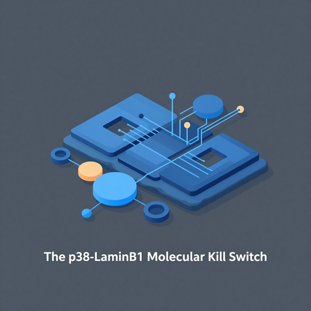 The p38-LaminB1 Molecular Kill Switch