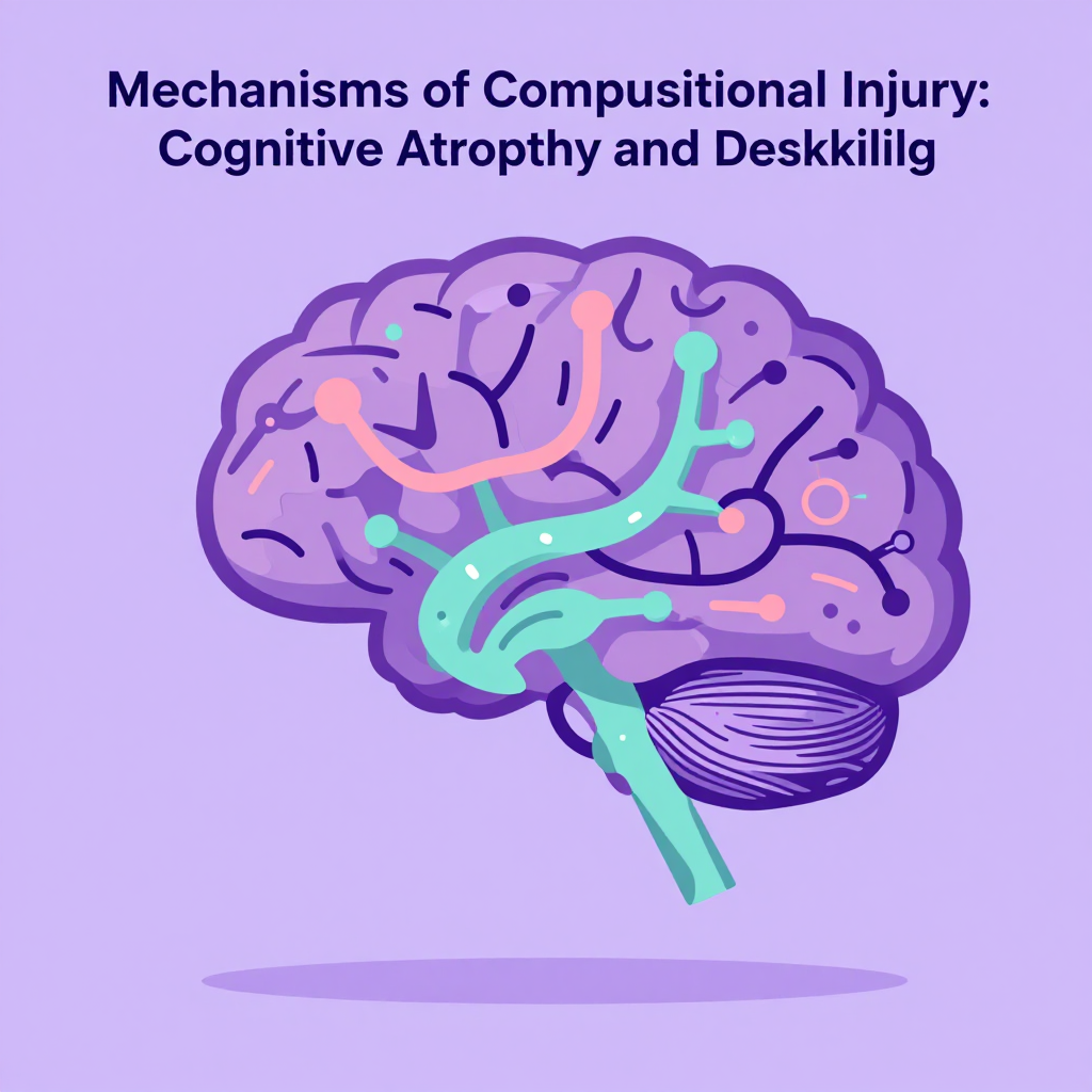 Mechanisms of Computational Injury: Cognitive Atrophy and Deskilling