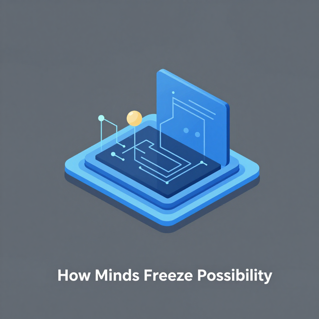 From Potential to Actual: How Minds Freeze Possibility