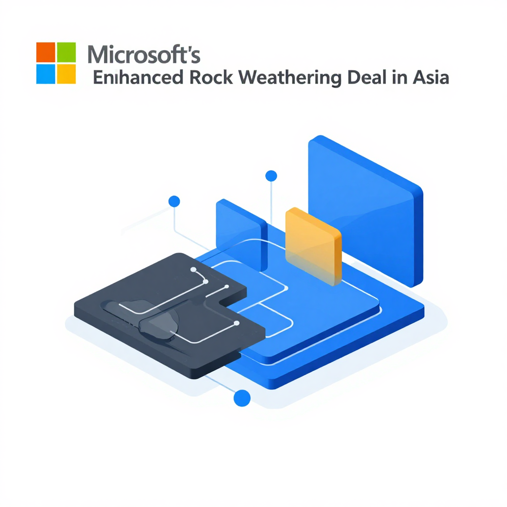 Microsoft's First Enhanced Rock Weathering Deal in Asia