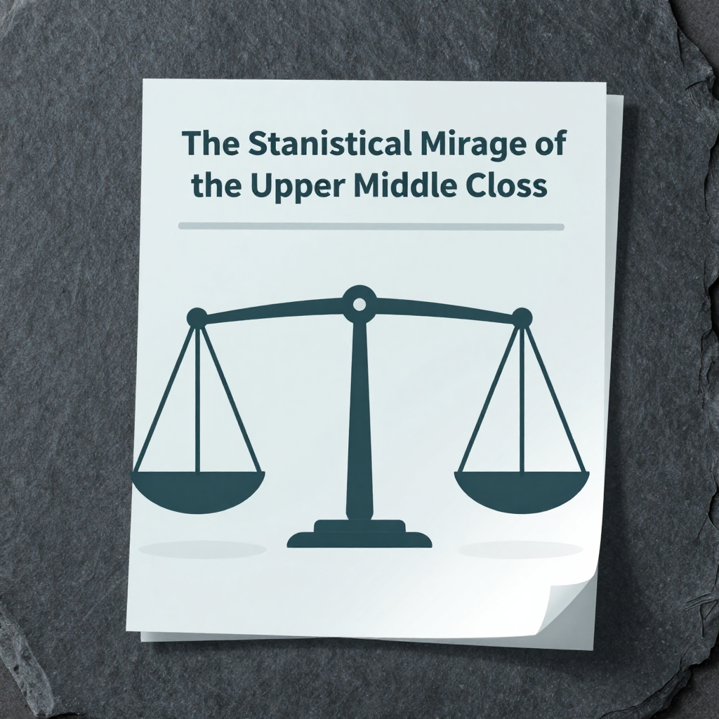 The Statistical Mirage of the Upper Middle Class