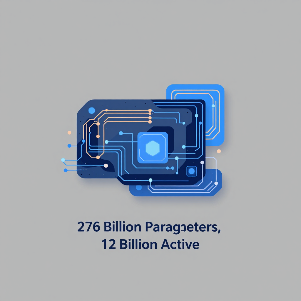 MoE Architecture: 276 Billion Parameters, 12 Billion Active