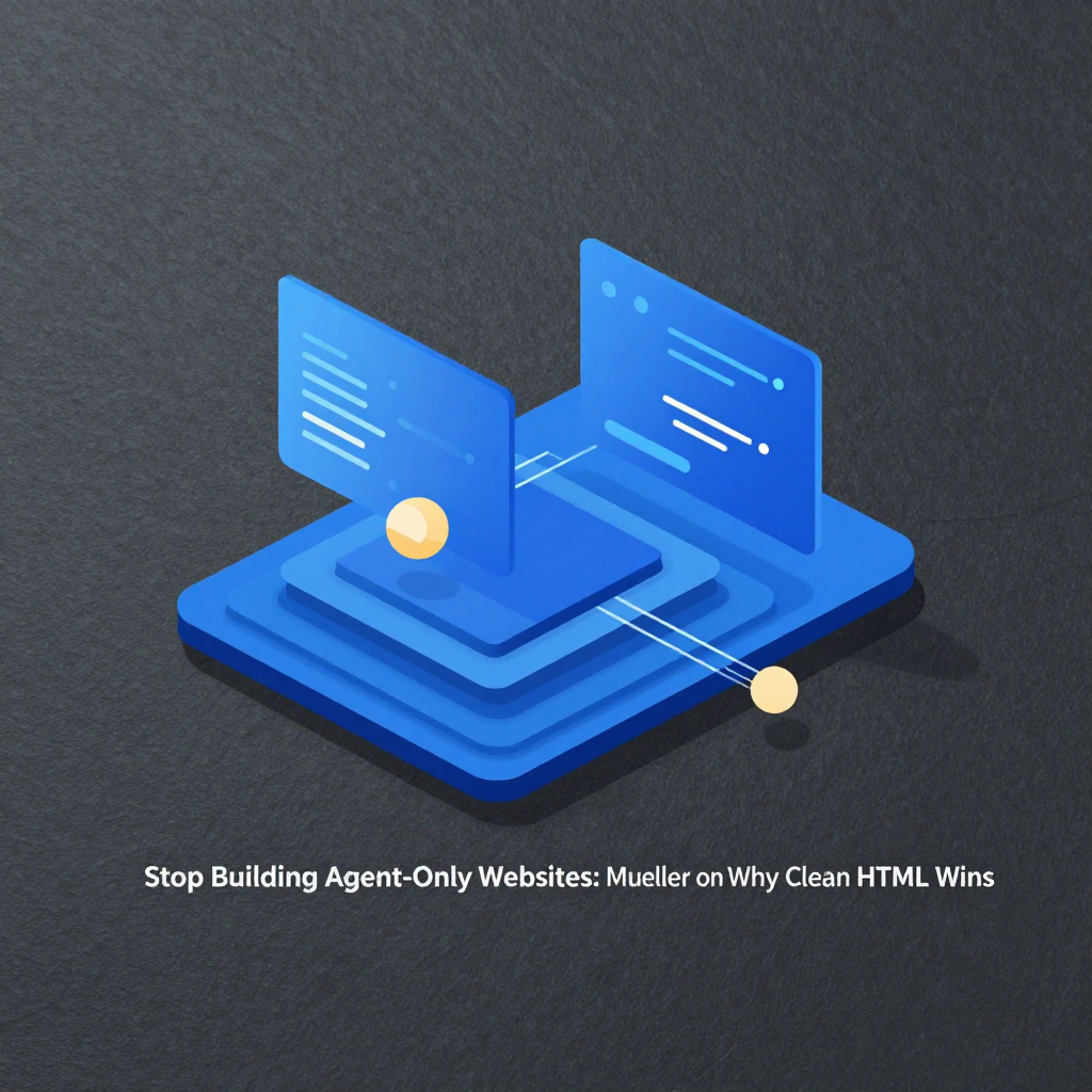 Stop Building Agent-Only Websites: Mueller on Why Clean HTML Wins
