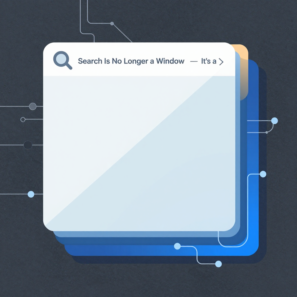 Search Is No Longer a Window — It's a Mirror