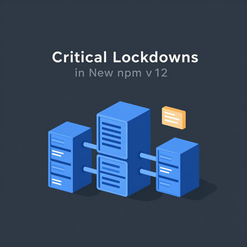 Three Critical Lockdowns in the New npm v12