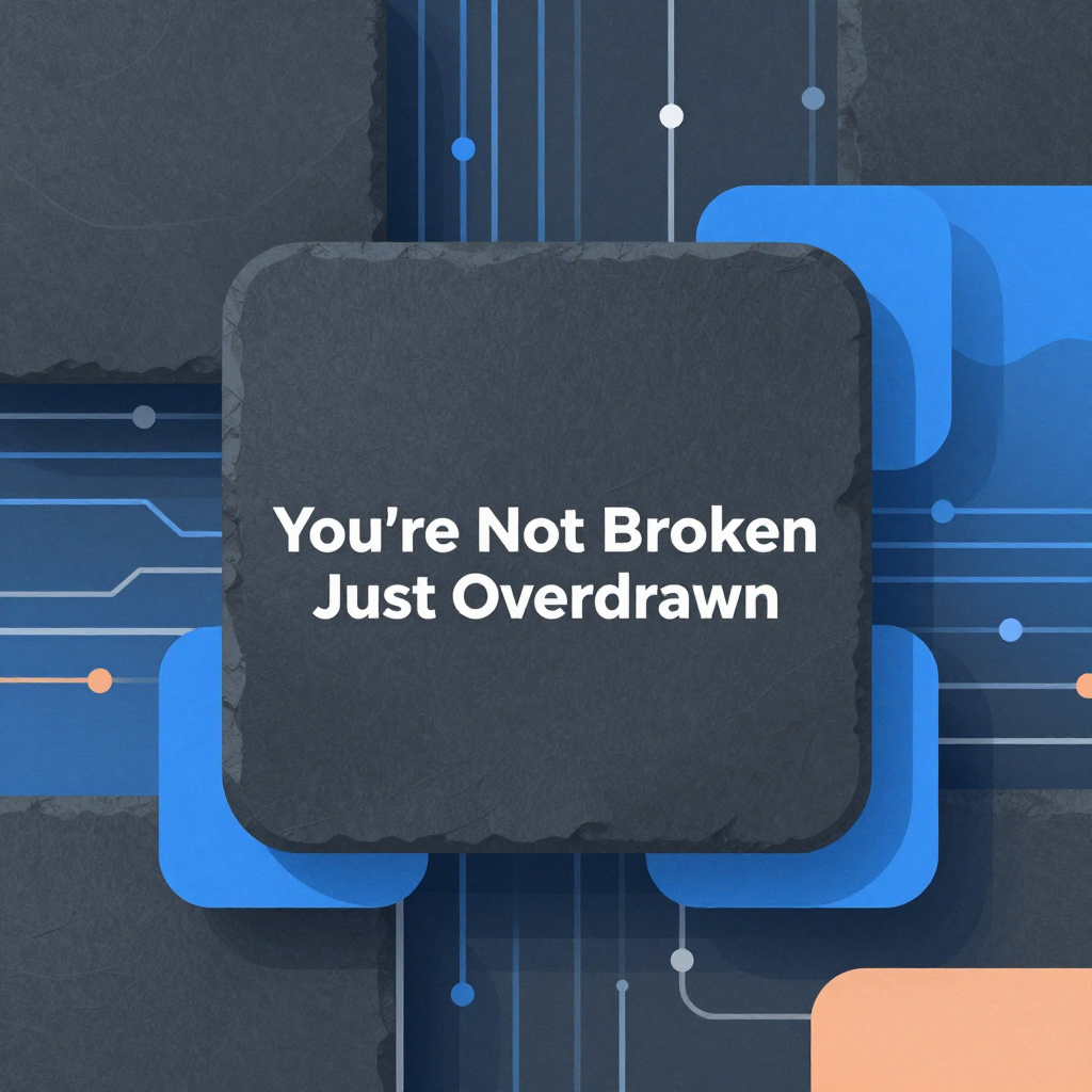 You’re Not Broken — Just Overdrawn