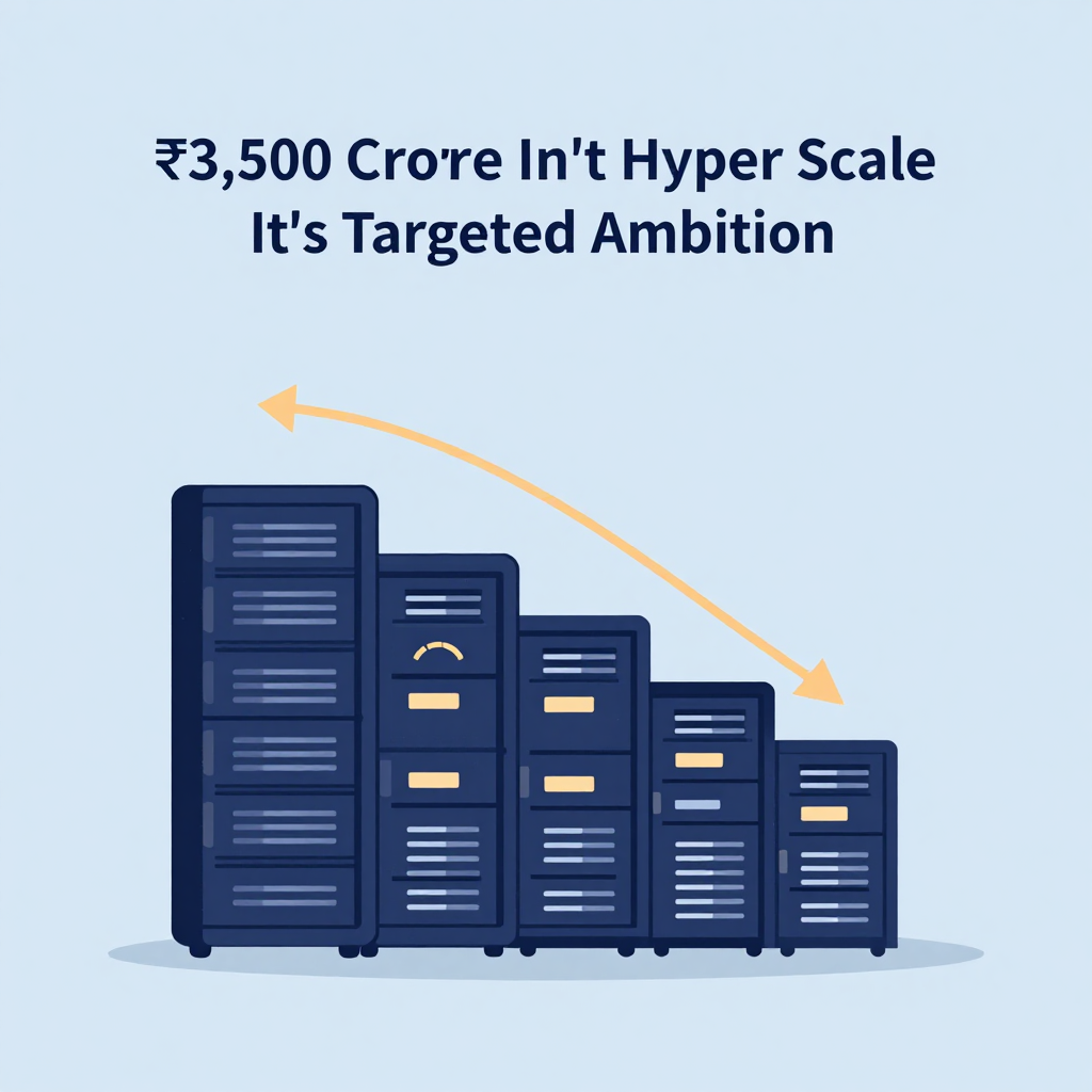 ₹3,500 Crore Isn’t Hyper Scale—It’s Targeted Ambition
