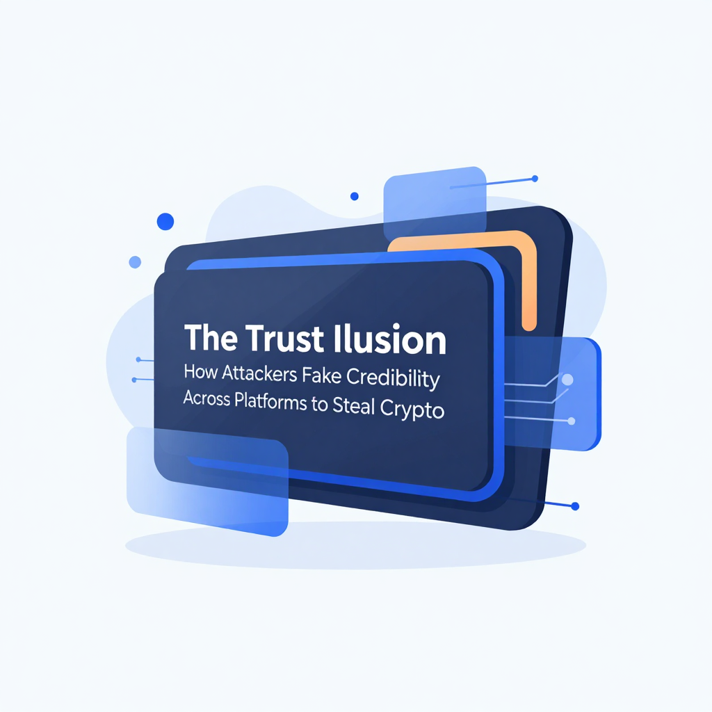 The Trust Illusion: How Attackers Fake Credibility Across Platforms to Steal Crypto