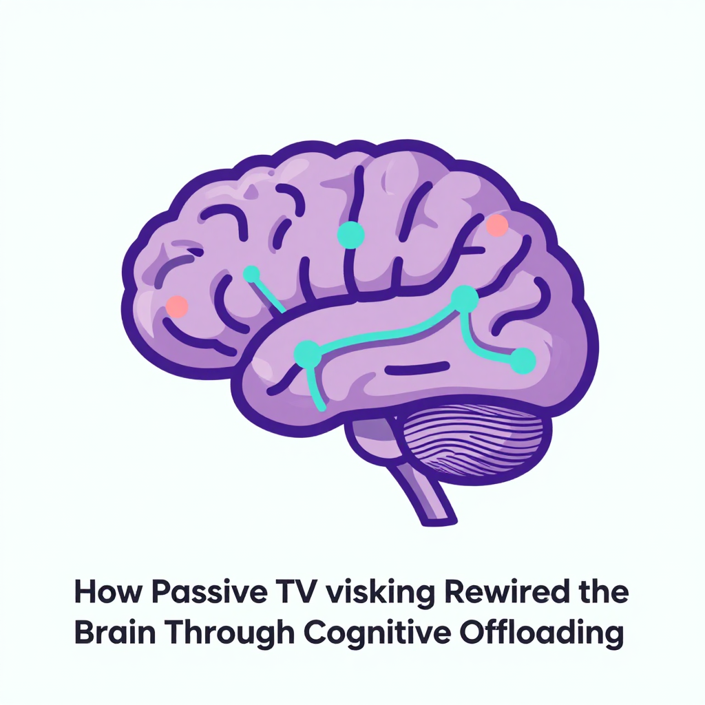 AI in Psychology: How Passive TV Viewing Rewires the Brain Through Cognitive Offloading